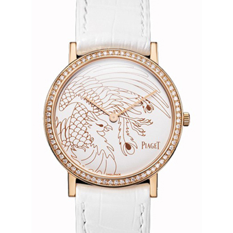 ピアジェ スーパーコピー 竜と鳳 G0A36547 レディース ホワイト 手巻き 腕時計