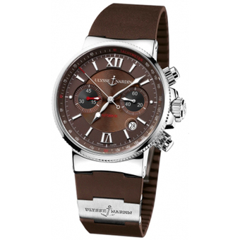 ユリスナルダン スーパーコピー 353-66-3/355 Maxi Marine メンズ 腕時計